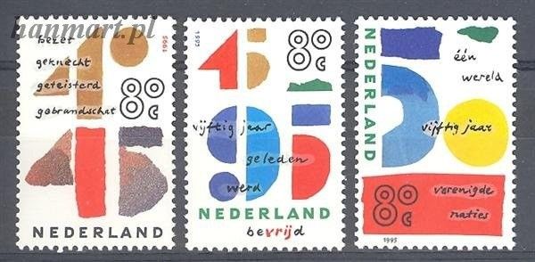Znaczek Holandia 1995 Mi 1543-1545 Czyste **