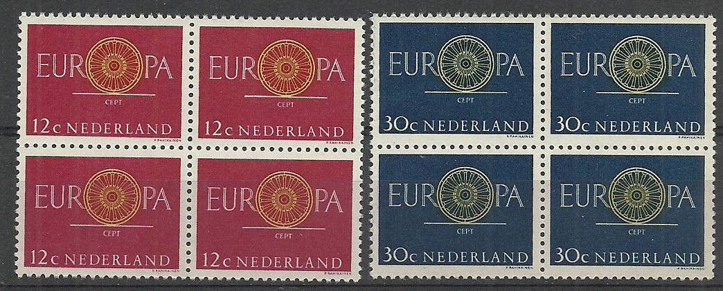 Znaczek Holandia 1960 Mi 753-754 Czyste **