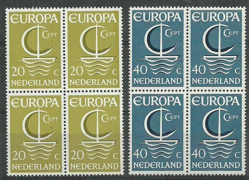 Znaczek Holandia 1966 Mi 864-865 Czyste **