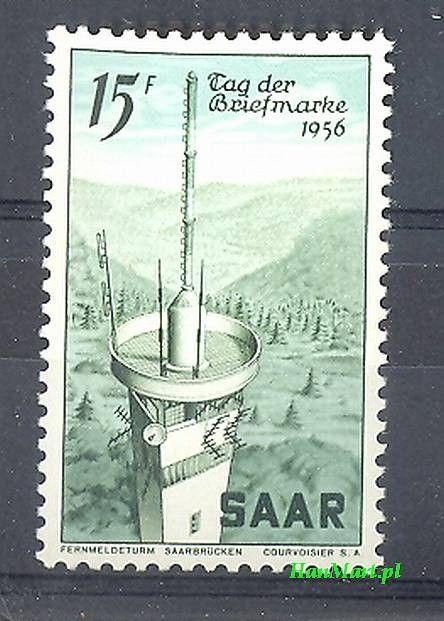 Znaczek Saara 1956 Mi 369 Czyste **