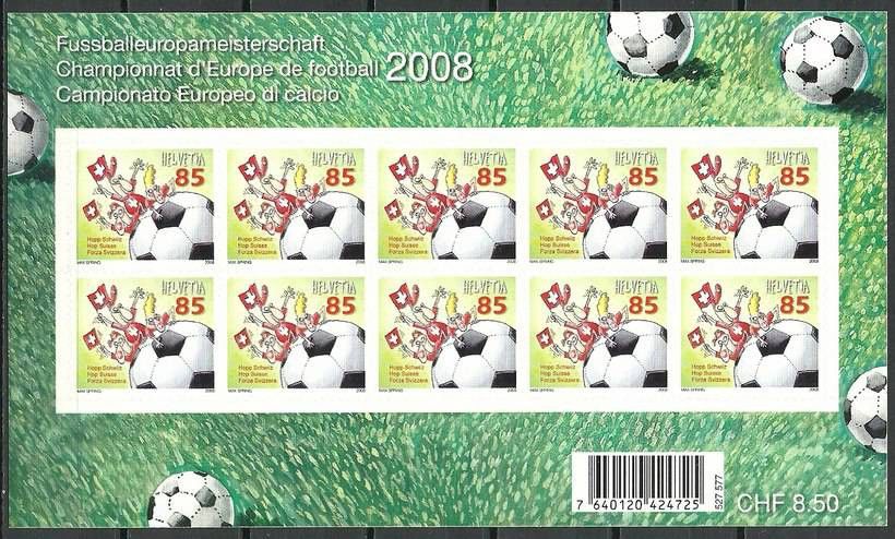 Znaczek Szwajcaria 2008 Mi fol 2056 Czyste **