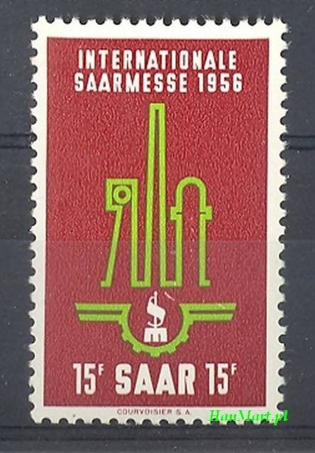 Znaczek Saara 1956 Mi 368 Czyste **