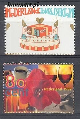 Znaczek Holandia 1997 Mi 1616-1617 Czyste **