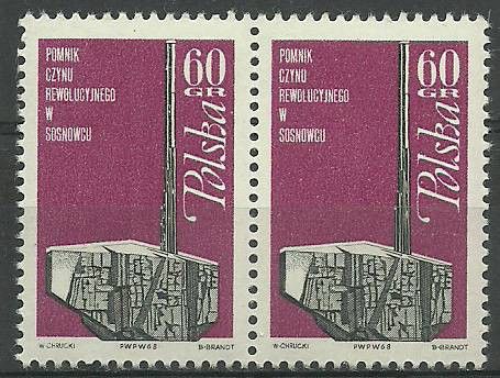 Znaczek Polska 1968 Mi 1854 Fi 1707 Czyste **