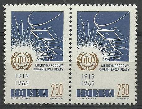 Znaczek Polska 1969 Mi 1962 Fi 1815 Czyste **