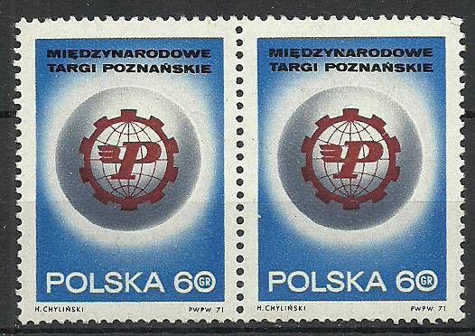 Znaczek Polska 1971 Mi 2087 Fi 1944 Czyste **
