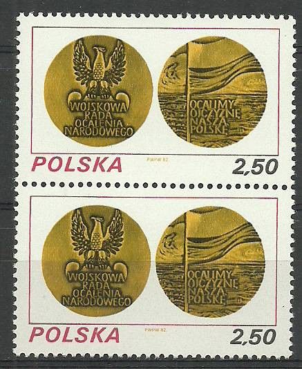 Znaczek Polska 1982 Mi 2840 Fi 2692 Czyste **