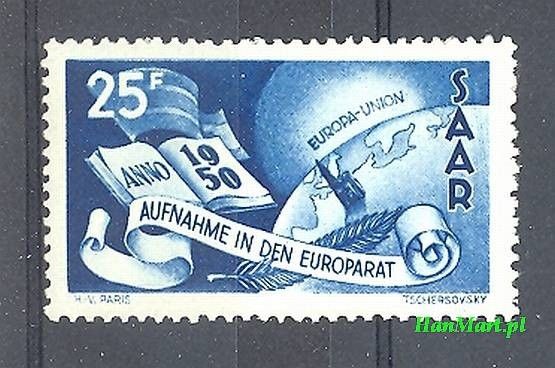 Znaczek Saara 1950 Mi 297 Czyste **
