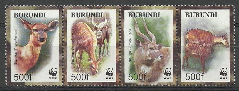 Znaczek Burundi 2004 Mi 1867-1870 Czyste **