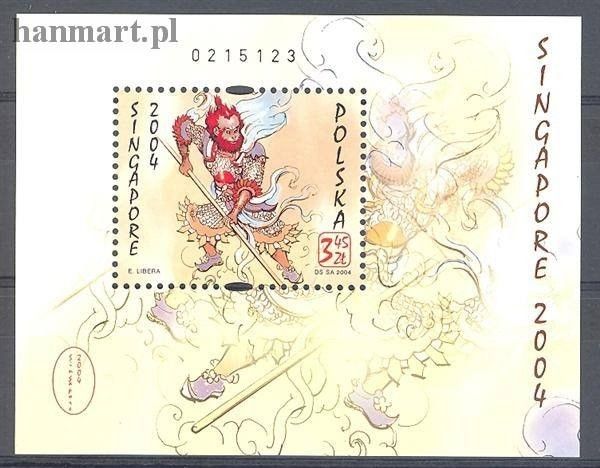 Znaczek Polska 2004 Mi bl 159 Fi bl 190B Czyste **