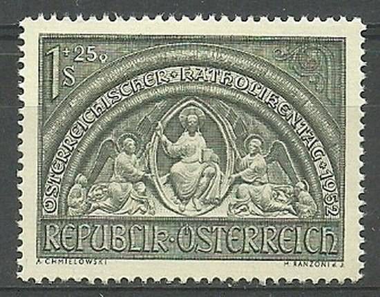 Znaczek Austria 1952 Mi 977 Czyste **