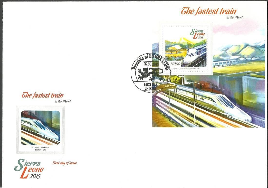 Znaczek Sierra Leone 2015 Mi bl 766 FDC