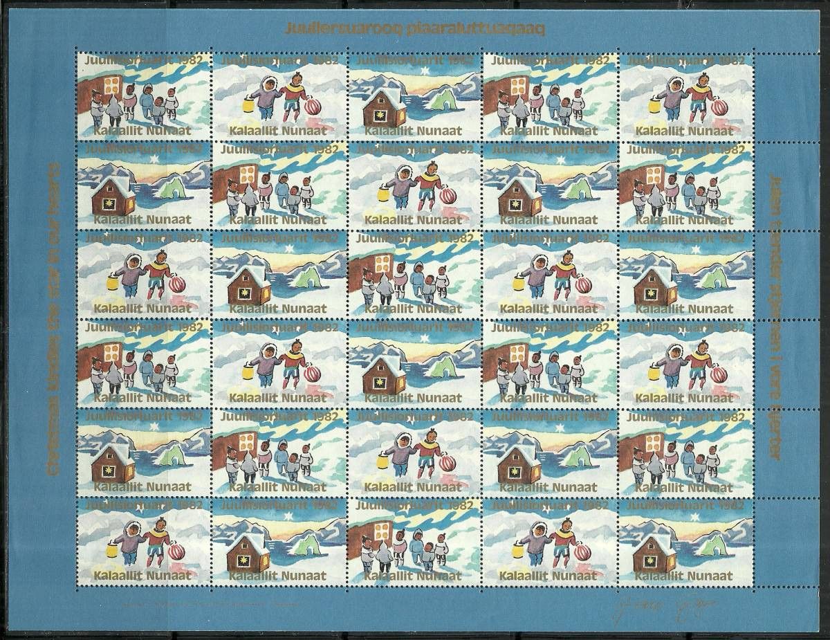 Znaczek Grenlandia 1982 Mi ark jol 1982 Czyste **