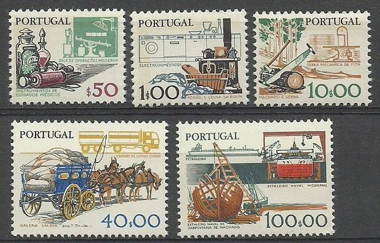 Znaczek Portugalia 1979 Mi 1428-1432 Czyste **
