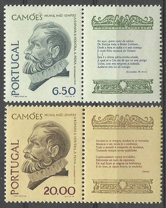 Znaczek Portugalia 1980 Mi zf 1494-1495 Czyste **