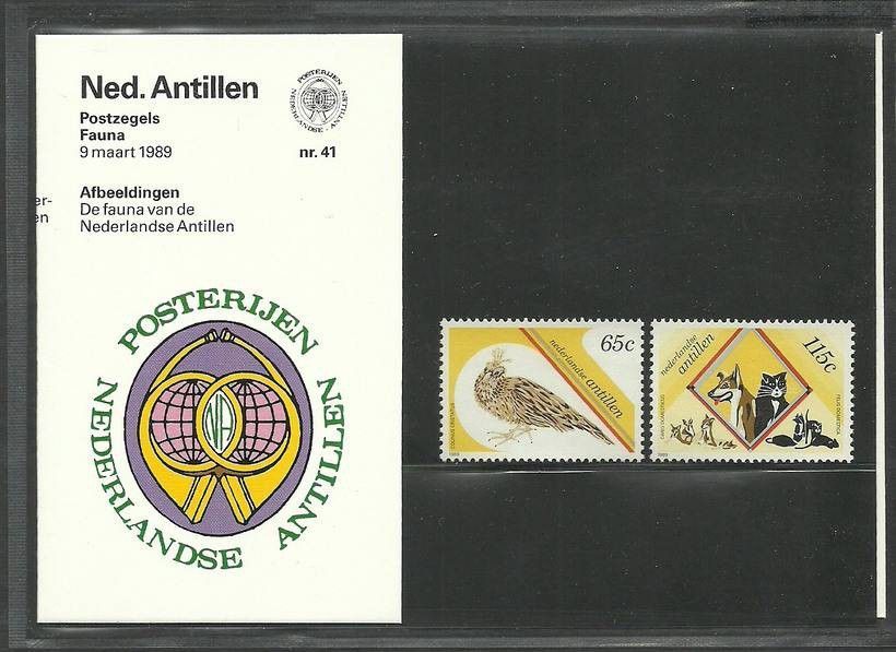 Znaczek Antyle Holenderskie 1989 Mi 656-657 Czyste **