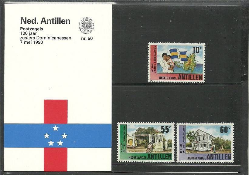 Znaczek Antyle Holenderskie 1990 Mi 685-687 Czyste **