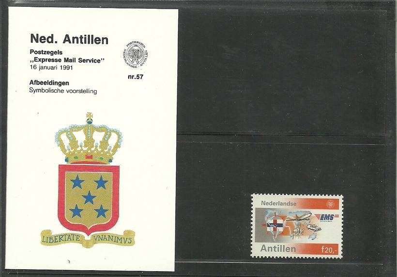 Znaczek Antyle Holenderskie 1991 Mi 708 Czyste **