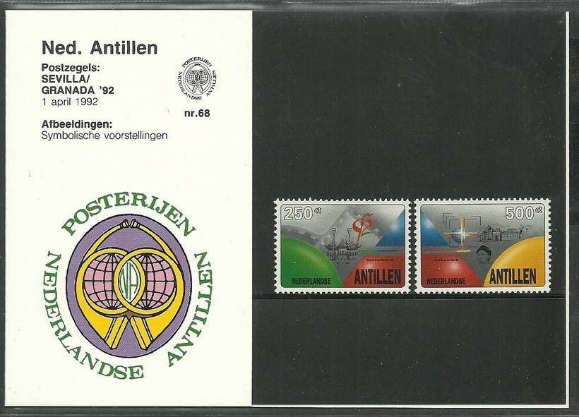 Znaczek Antyle Holenderskie 1992 Mi 748-749 Czyste **