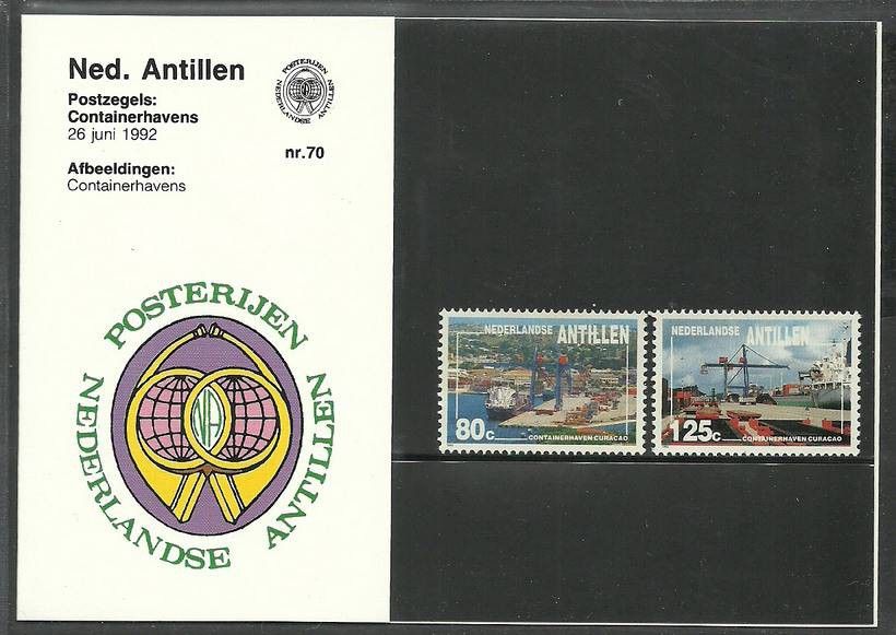 Znaczek Antyle Holenderskie 1992 Mi 752-753 Czyste **