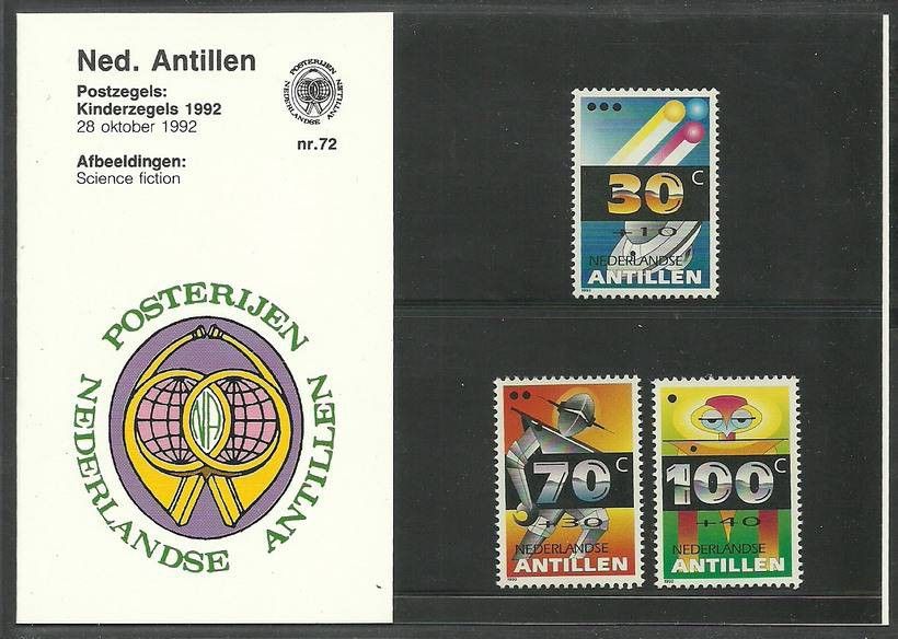 Znaczek Antyle Holenderskie 1992 Mi 759-761 Czyste **