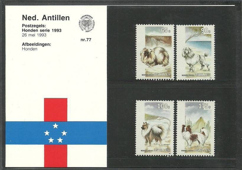 Znaczek Antyle Holenderskie 1993 Mi 776-779 Czyste **