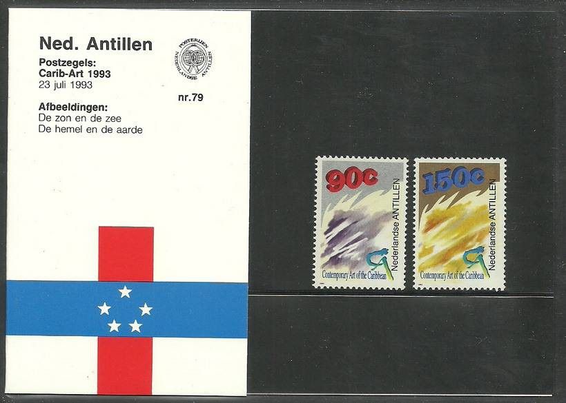 Znaczek Antyle Holenderskie 1993 Mi 783-784 Czyste **