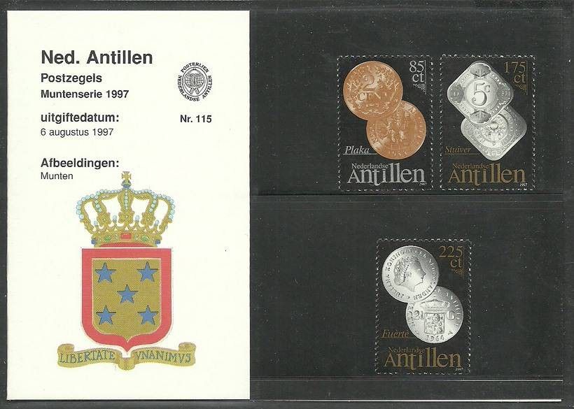 Znaczek Antyle Holenderskie 1997 Mi 930-932 Czyste **