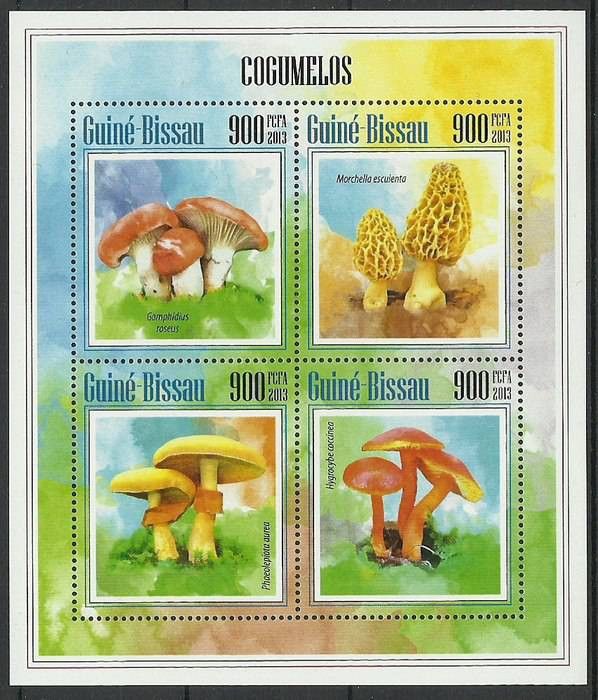 Znaczek Gwinea Bissau 2013 Mi ark 6924-6927 Czyste **