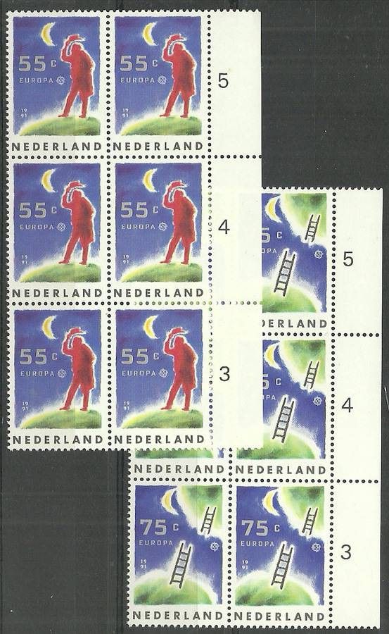 Znaczek Holandia 1991 Mi 1409-1410 Czyste **