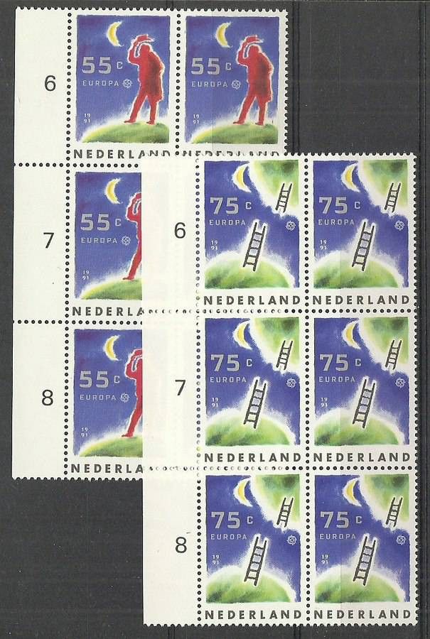Znaczek Holandia 1991 Mi 1409-1410 Czyste **