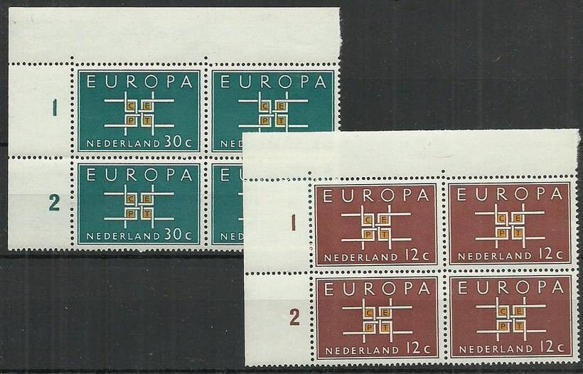 Znaczek Holandia 1963 Mi 806-807 Czyste **