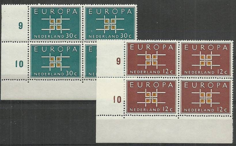 Znaczek Holandia 1963 Mi 806-807 Czyste **