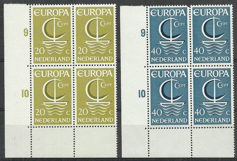 Znaczek Holandia 1966 Mi 864-865 Czyste **
