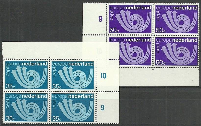 Znaczek Holandia 1973 Mi 1011-1012 Czyste **