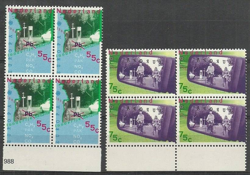 Znaczek Holandia 1988 Mi 1343-1344 Czyste **