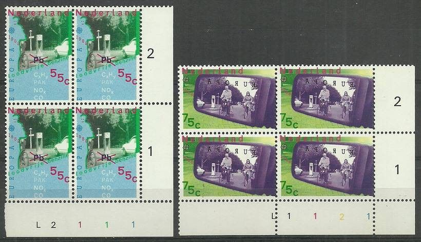 Znaczek Holandia 1988 Mi 1343-1344 Czyste **