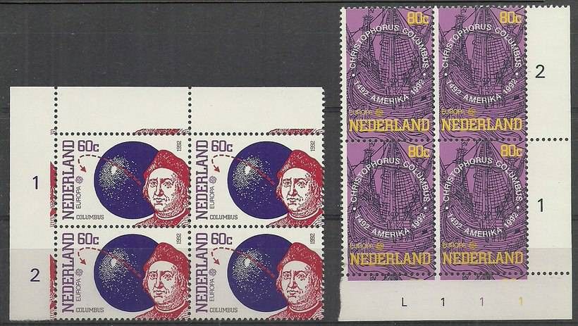 Znaczek Holandia 1992 Mi 1441-1442 Czyste **
