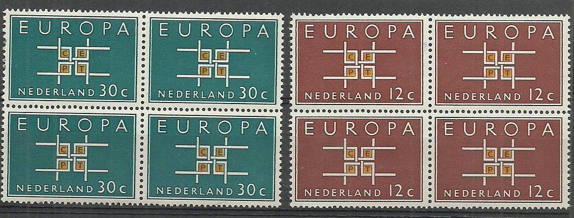 Znaczek Holandia 1963 Mi 806-807 Czyste **