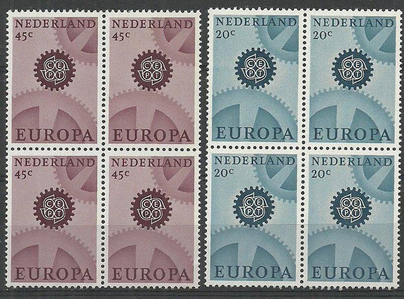 Znaczek Holandia 1967 Mi 878-879x Czyste **