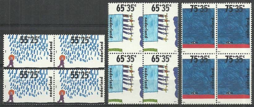 Znaczek Holandia 1988 Mi 1353-1355 Czyste **