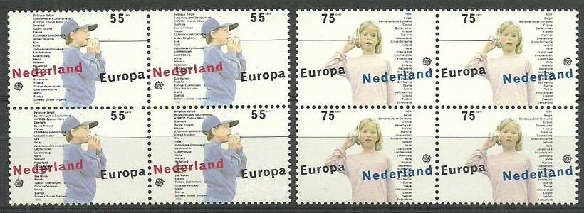 Znaczek Holandia 1989 Mi 1364-1365 Czyste **