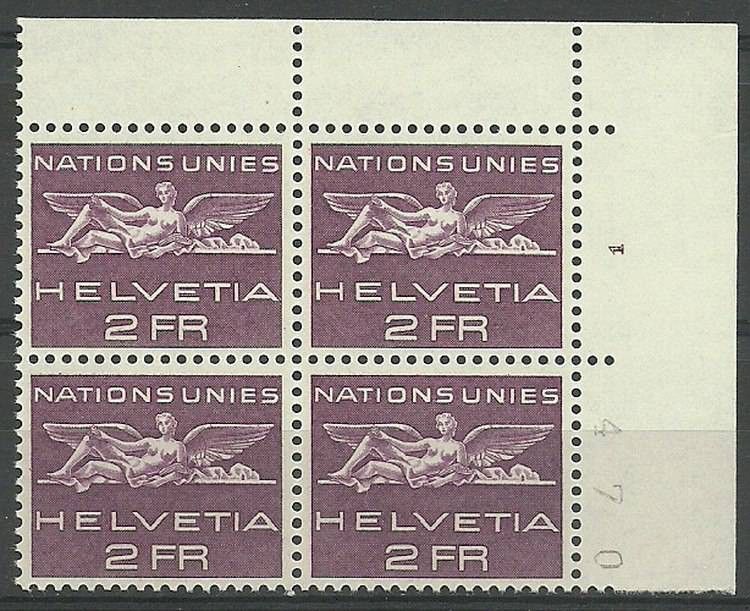 Znaczek Szwajcaria 1955 Mi uno 27 Czyste **