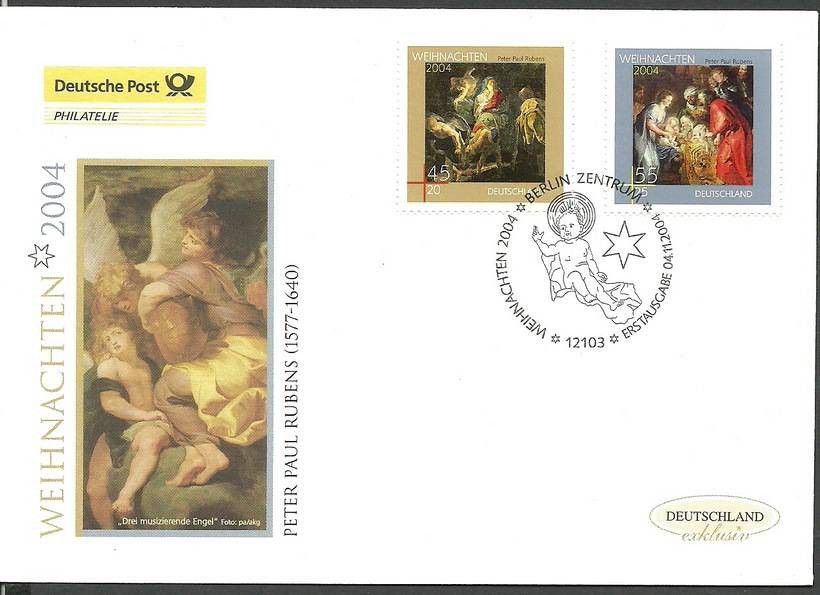 Znaczek Niemcy 2004 Mi 2429-2430 FDC