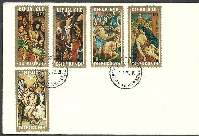 Znaczek Burundi 1972 Mi 853-857 FDC