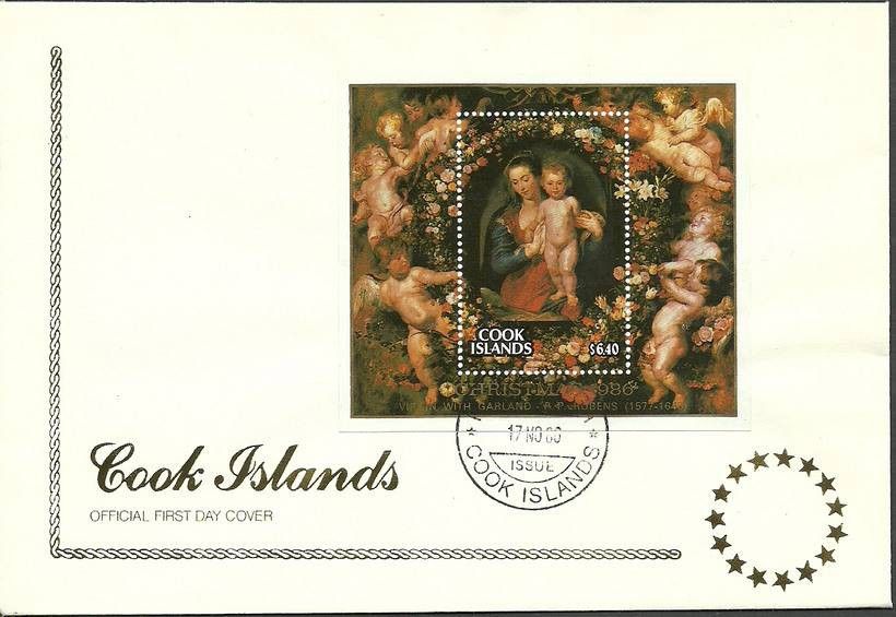 Znaczek Wyspy Cooka 1986 Mi bl 173 FDC