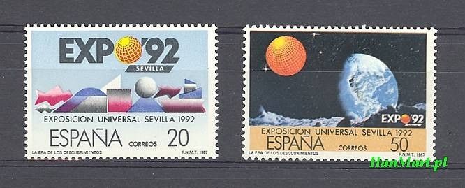 Znaczek Hiszpania 1987 Mi 2808-2809 Czyste **