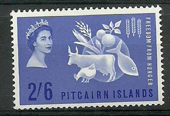Znaczek Pitcairn 1963 Mi 35 Czyste **