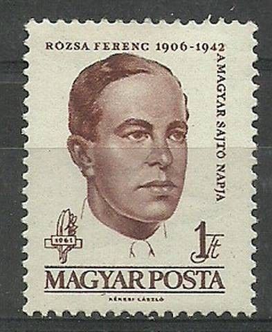 Znaczek Węgry 1961 Mi 1726 Czyste **