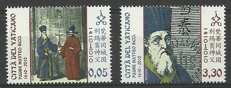 Znaczek Watykan 2010 Mi 1666-1667 Czyste **